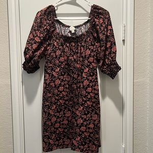Floral Roan + Ryan dress.